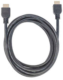 Manhattan In-wall CL3 High Speed HDMI Cable with Ethernet - HEC ARC 3D 4K@60Hz In-wall Rated HDMI Male to Male Shielded 4.5 m (15 ft.) Black Limited Lifetime Warranty