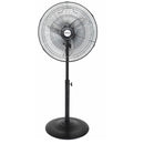Mellerware 40cm Pedestal Steel Fan -"Elegant Breeze" 3 Speed Selection Oscillating Fan Head 40cm Diameter Radial Grill 50W Power Pedestal Steel Stand 1.3m Adjustable Height Colour Black 1 Year Warranty