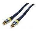 Manhattan S-Video Cable Male-Male 3M BLUE Limited Lifetime Warranty