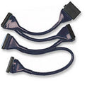 Manhattan Round Scsi Ultra 160 LVD Cable-5 connectors 45 in (09 cm) -For connecting up to 3 LVD 68 pin devices with built-in LVD terminator Limited Lifetime Warranty