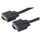 Manhattan Svga Monitor Cable (372190)- Hd15 Male Hd15 Male With Ferrite Cores 20 M (65 Ft.) Black Limited Lifetime Warranty