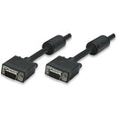 Manhattan Svga Extension Cable - Hd15 Male Hd15 Female With Ferrite Cores 7.5 M (25 Ft.) Black Limited Lifetime Warranty