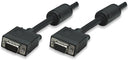 Manhattan Svga Extension Cable - Hd15 Male Hd15 Female With Ferrite Cores 7.5 M (25 Ft.) Black Limited Lifetime Warranty