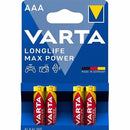 Varta Long Life Max Power Battery - AAA 4 Pack LR03 Battery Size Alkaline 1.5V