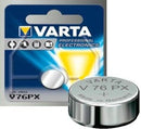 Varta V76PX Primary Silver Oxide Button cell 1.5V Battery145mAh-Type No:4075-Single Pack
