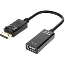 UniQue DisplayPort To Female HDTV Adaptor - 30cm Support Full HD Display Up To 1920 x 1080 Resolution Gold Plated Connectors DisplayPort For Source Input HDTV Female For 4K Output Display Allow Audio Pass-through If Supported By The Video Source Plug And