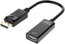 UniQue DisplayPort To Female HDTV Adaptor - 30cm Support Full HD Display Up To 1920 x 1080 Resolution Gold Plated Connectors DisplayPort For Source Input HDTV Female For 4K Output Display Allow Audio Pass-through If Supported By The Video Source Plug And