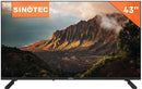 Sinotec 43 Inch FHD Digital LED TV - 1920 x 1080 resolution 16:9 aspect ratio 1200:1 contrast 220nits brightness 8ms response time Google TV 2 x 8W maximum output HDMI Input 2x USB earphone jack SPDIF Coaxial 3 Years warranty