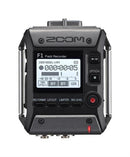 Zoom F1 Field Recorder With Shotgun Microphone-2-Channel Field Audio Recorder Sgh-6 Shotgun Microphone 1.25 Inch Monochrome Lcd Display One-Touch Button Controls 24-Bit 96 Khz Audio Wav And Mp3Records Directly To Micro Sd And Sdhc Cards Requires 2 X Aaa B