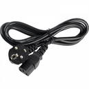UniQue Euro Plug to IEC 2 Pin Standard Single Head Power Cable 1.8m – Standard 2-Pin 16A Schko Euro Male to 3-Pin Pole 10A on IEC Socket kettle Connector 1.8m Cable Length OEM