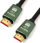 UniQue Premium High Speed HDTV Cable - 10 Meters Long 3D 4K UltraHD 8K UltraHD HD2.0 Version 60Hz Refresh Rate 24K Gold Plated Connector Aluminum Alloy Housing High Speed Ethernet Of 10/1000Mbps Network Transmission Support PS4 Blu ray Projector Set-top H