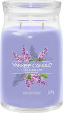 Yankee Candle Signature Collection Lilac Blossoms Large Jar - New jar design 2 wicks