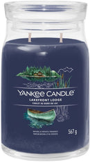 Yankee Candle Signature Collection Lakefront Lodge Large Jar - New jar design 2 wicks