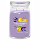 Yankee Candle Signature Collection Lemon Lavender Large Jar - New Jar Design 2 Wicks