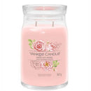 Yankee Candle Signature Collection Fresh Cut Roses Large Jar - New jar design 2 wicks