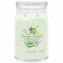 Yankee Candle Signature Collection Cucumber Mint Cooler Large Jar - New jar design 2 wicks