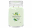Yankee Candle Signature Collection Cucumber Mint Cooler Large Jar - New jar design 2 wicks