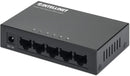 Intellinet 5-Port Fast Ethernet Switch - Metal Case Desktop 1 year Limited Warranty