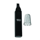Wahl Black Nose Trimmer- Battery Operated Ideal For Nose And Ear Maintenance Stainless Steel Blades Quick And Easy To Use Compact And Lightweight 1 Year Warranty