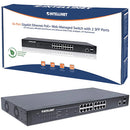 Intellinet 16-Port Gigabit Ethernet Poe+ Web-Managed Switch With 2 Sfp Ports - Ieee 802.3At Af Power Over Ethernet (Poe+ Poe) Compliant 374 W Endspan 19 Inch Rackmount 1 Year Limited Warranty