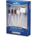 Manhattan iLynk AV Cable - Composite video 30-pin connector USB Limited Lifetime Warranty