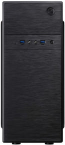 UniQue ATX Mid Black PC Tower Case - 400W PSU Included Mid Tower For ATX Motherboard Mini-ITX Micro-ATX 24 Pin Motherboard Connector 4 Pin CPU Connector 2x USB 3.0 Port