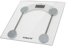 Sokany Bathroom Glass Scale - 0.2 - 180Kgs 3V AAA Battery 2X Ideal For Home Use Quick Reading Accurate Weighing and a Clear High-definition Digital Display 6 Months Warranty.