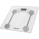 Sokany Bathroom Glass Scale - 0.2 - 180Kgs 3V AAA Battery 2X Ideal For Home Use Quick Reading Accurate Weighing and a Clear High-definition Digital Display 6 Months Warranty.