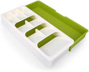 Casey Cutlery 9 Compartments Drawer Organizer Colour Cream - A revolutionary way to store your cutlery. The ideal solution for those short on kitchen drawer space this compact organizer frees up room for all your other utensils and gadgets.