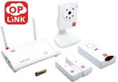 Oplink Connected C1S3 Triple Shield Wireless Security System Wireless Security & Monitoring And Surveillance Solution-Includes:1 X Opu2120 1 X Wi-Fi Ip Cam 2 X Door Window Sensor 1 X Siren 1 Year Warranty