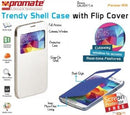 Promate Fenes S5 Bookcover with window Colour:White 1 Year Warranty