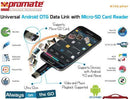 Promate Kitkater Universal Android OTG Data link with Micro-SD Card Reader 1 Year Warranty