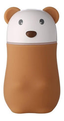 Casey Lovely Bear Shaped Multifunctional Portable 180ml USB Humidifier Air Purifier Mist Maker with LED light For Home Office and Car-Brown