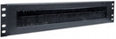 Intellinet 19" Cable Entry Panel (712774)- 2U with Brush Insert Black 2 year Limited Warranty