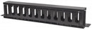 Intellinet 19 Inch Cable Management Panel - 1U Rackmount with cover Black 1 year warranty