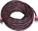 UniQue Braided HDMI 19 Pin to HDMI 19 Pin Cable 5 Metres -High Definition Cable Ver 1.4 To Ensure High Uncompressed Definition For Electronic Display Devices Such As Plasma TV LCD And Projectors Etc. Colour Blue