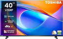 Toshiba 40V35RP 40'' Smart TV; Smart TV; REGZA Engine; Picture Optimiser; Contrast Booster; REGZA Power Audio; Dual Band Wifi; U