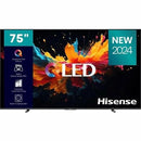 Hisense 75 Inch Q7N Series Qled Smart Tv - Resolution 3840 X 2160 Native Contrast Ratio 5000:1 Smooth Motion Rate (Smr) 120 144Hz Game Mode Pro Viewing Angle (Horiz Vert) [Degrees] 178 178 Built-In Wi-Fi 802.11B G N Ethernet Lan Port (Rj45 Connector) 4X H
