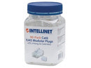 Intellinet CAT6 UTP 3-prong terminal for solid wire RJ45 Modular Plugs Gold-Plated Contact Points - 90-Pack