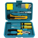 Noble Multipurpose 12 Piece DIY Repair Tool Kit – Ideal For Home also great for Cars Motorcycles Motor-Homes And Boats 1X Cutting Pliers 1X Electrical Test Pen 1x Phillips and 1x Slotted Tip Screwdrivers 1X Utility Knife 1X Tape Measure 1metre 5X SAE Hex