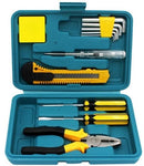Noble Multipurpose 12 Piece DIY Repair Tool Kit – Ideal For Home also great for Cars Motorcycles Motor-Homes And Boats 1X Cutting Pliers 1X Electrical Test Pen 1x Phillips and 1x Slotted Tip Screwdrivers 1X Utility Knife 1X Tape Measure 1metre 5X SAE Hex