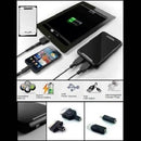 Promate energyMate-Rechargeable external battery wth interchangeable plug tips for tablets and mobile devices 1 Year Warranty