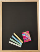 Brainware Kids 25 x 35 cm Chalk Board - Includes Colourful Chalks White Board Marker Cleaner 25 x 35 cm Board Size From ABC's To 123's For Kiddie's Entertainment While Educational At Same Time Portable And Comfort To Any Play Area Easy To Clean And Store