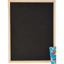 Brainware Kids 35 x 50 cm Chalk Board - Includes Colourful Chalks White Board Marker Cleaner 35 x 50 cm Board Size From ABC's To 123's For Kiddie's Entertainment While Educational At Same Time Portable And Comfort To Any Play Area Easy To Clean And Store