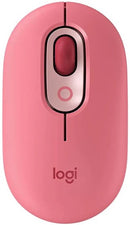Logitech POP Heartbreaker Rose Wireless Mouse - Elevate your workspace with the POP Silent Mouse in Heartbreaker Rose a fusion of neon corals and crushed raspberry hues that's designed for those who appreciate aesthetics. This compact and comfortable wire