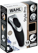 Wahl Style Pro Corded And Cordless Rechargeable 18 Piece Hair Clipper Set- Up to 60 Minutes Cord-Free Cutting Ability Corded Power Alternative If The Battery Runs Flat Lightweight & Easy To Use 1 Year Warranty