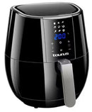 Taurus Digital Plus Airfryer- Spacious 3.5 Litre Non-Stick Fry Basket With Durable 4.8 Litre Non-Stick Drawer 1500w Air-Frying Power Cook Grill Fry Roast and Bake Healthier Meals With Up To 80% Less Oil Large Easy-To-Read Digital Touch LED Display 9 Progr
