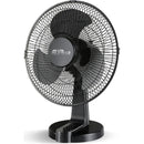 Alva 40cm Plastic Desk Fan offers powerful cooling with a 45W motor and 3 durable plastic blades. Its radial grill ensures safety while the oscillate function and tilt adjustment deliver customizable airflow. Choose from 3 speed settings for optimal comfo
