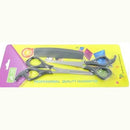 Casey Men Hairdresser Scissors kit - 1 X Regular Scissor 1 X Thinning Scissor 1 X Grooming Comb Out Of Box Failure Warranty