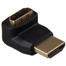 UniQue HDMI Male To Female 90 Degree Adaptor- Compact And Lightweight Widely Compatible With Various HDMI Devices Interface: 1x HDMI Male To 1x Female HDMI Limited Lifetime Warranty